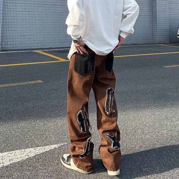 men's jeans american vintage high street y2k decal embroidery straight tube fashion spring autumn casual pants 230410, Blue
men's jeans american vintage high street y2k decal embroidery straight tube fashion spring autumn casual pants 230410, Blue