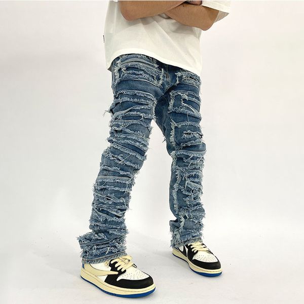 men's jeans deeptown ripped men heavy destroyed slim denim pants gothic casual trousers male streetwear punk hip hop black blue spring
men's jeans deeptown ripped men heavy destroyed slim denim pants gothic casual trousers male streetwear punk hip hop black blue spring