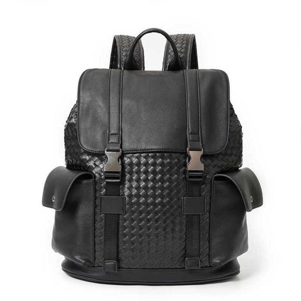 fashion pu leather woven backpack large capacity travel backpack leisure student bag commuting computer bag batch 230309
fashion pu leather woven backpack large capacity travel backpack leisure student bag commuting computer bag batch 230309