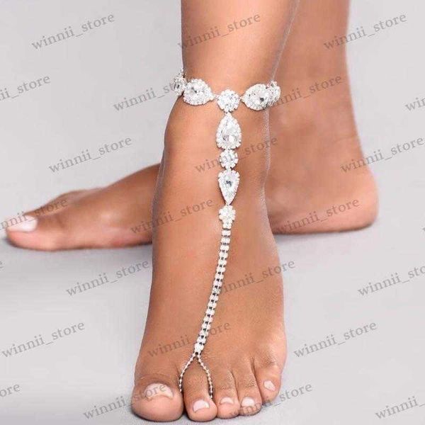 anklets anklets fashion shining full crystal chain toe summer beach foot jewelry ankle anklet for women r230410, Red;blue
anklets anklets fashion shining full crystal chain toe summer beach foot jewelry ankle anklet for women r230410, Red;blue