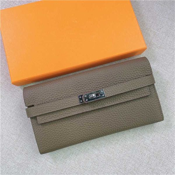 2023 new head leather wallet women's long hand bag mobile phone multi function buckle wallet
2023 new head leather wallet women's long hand bag mobile phone multi function buckle wallet