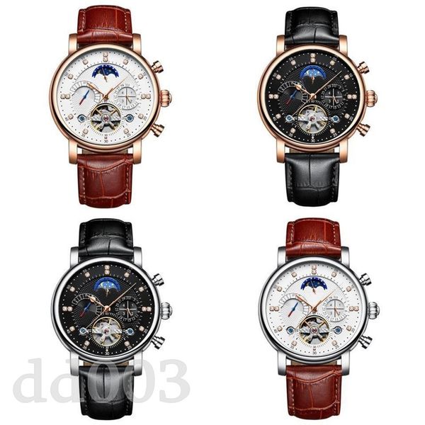 automatic watch tourbillon designer watches hand winding mechanical montre de luxe gentleman business leather luxury watch leisure fashion s, Slivery;brown
automatic watch tourbillon designer watches hand winding mechanical montre de luxe gentleman business leather luxury watch leisure fashion s, Slivery;brown