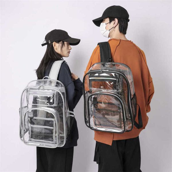 pvc backpack pvc junior high school examination beach 230301