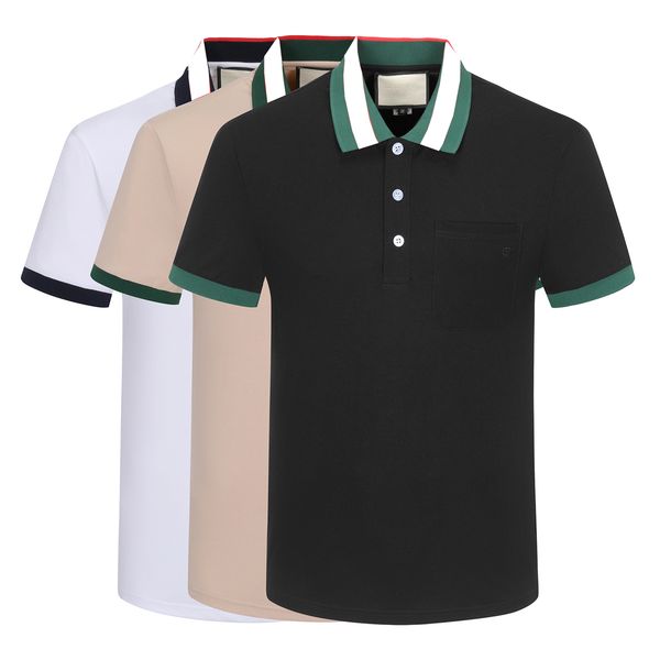 designer men's polo black and white beige color lapel stitching embroidery alphabet classic brand 100% cotton anti-wrinkle breathable f, White;black
designer men's polo black and white beige color lapel stitching embroidery alphabet classic brand 100% cotton anti-wrinkle breathable f, White;black