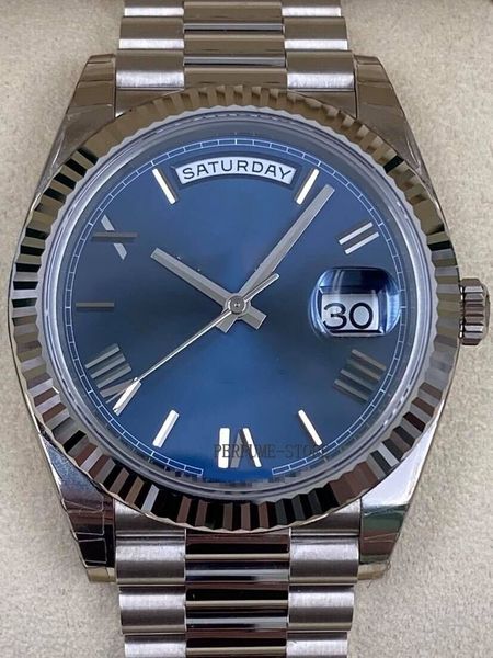 box papers high-quality watch new day-date 40mm blue roman dial white gold bracelet 228239 bracelet mechanical automatic men watches waterpr, Slivery;brown
box papers high-quality watch new day-date 40mm blue roman dial white gold bracelet 228239 bracelet mechanical automatic men watches waterpr, Slivery;brown