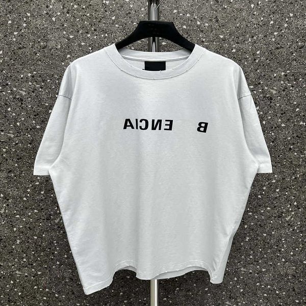 2023 new designer womens t shirt high-end high edition 2023 summer broken hole authentic mirror letter print couple sleeve t-shirt, White
2023 new designer womens t shirt high-end high edition 2023 summer broken hole authentic mirror letter print couple sleeve t-shirt, White