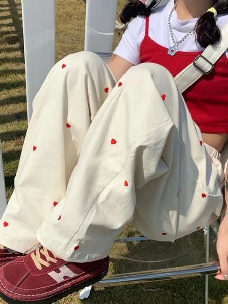 women's pants s houzhou korean style women sports cute wide leg fashion love print jokers trousers female harajuku sweatpants beige 230, Black;white
women's pants s houzhou korean style women sports cute wide leg fashion love print jokers trousers female harajuku sweatpants beige 230, Black;white