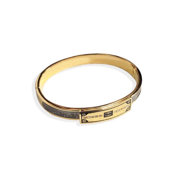 luxury 18k gold plated bangle bracelet women's love gift bracelet classic design brand cuff bracelet designer stainless steel celtic je, Black
luxury 18k gold plated bangle bracelet women's love gift bracelet classic design brand cuff bracelet designer stainless steel celtic je, Black