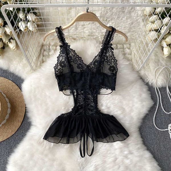 nxy hollow out lace bodysuits women slim floral sweet backless short playsuits french mesh sensual underwear rompers 230328, Black;white
nxy hollow out lace bodysuits women slim floral sweet backless short playsuits french mesh sensual underwear rompers 230328, Black;white