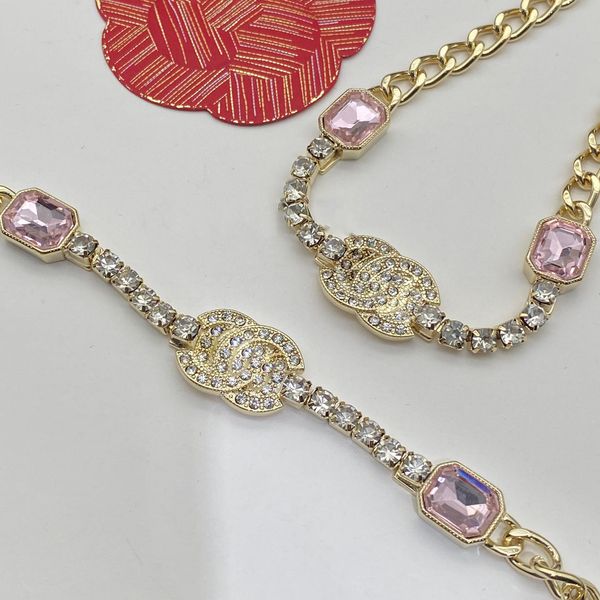 luxury fashion bracelet designer necklace women pink diamond gemstone bracelet set birthday party wedding engagement, Silver
luxury fashion bracelet designer necklace women pink diamond gemstone bracelet set birthday party wedding engagement, Silver