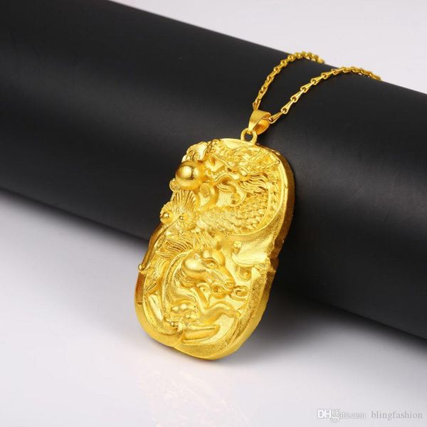 dragon horse pattern hip hop men women pendant chain 18k yellow gold filled geometry mens pendant necklace gift, Silver
dragon horse pattern hip hop men women pendant chain 18k yellow gold filled geometry mens pendant necklace gift, Silver