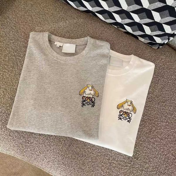 womens designer t shirt family 23 spring/summer embroidery on the chest dog mobile castle round neck t-shirt half sleeve women xxl, White
womens designer t shirt family 23 spring/summer embroidery on the chest dog mobile castle round neck t-shirt half sleeve women xxl, White