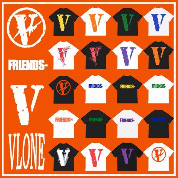 vlone mens womens t-shirt brushed cotton couples casual tees clothing fashion trend high street loose hip-hop100% cotton printed round neck, White;black
vlone mens womens t-shirt brushed cotton couples casual tees clothing fashion trend high street loose hip-hop100% cotton printed round neck, White;black