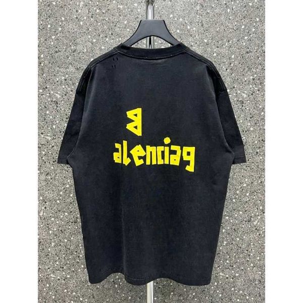 designer summer women t shirt correct version family 23 spring/summer taped letter print round neck sleeve t-shirt, White;black
designer summer women t shirt correct version family 23 spring/summer taped letter print round neck sleeve t-shirt, White;black