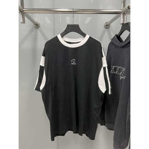luxury designer women t shirt high edition hook splice loose sleeve t-shirt unisex, White;black
luxury designer women t shirt high edition hook splice loose sleeve t-shirt unisex, White;black