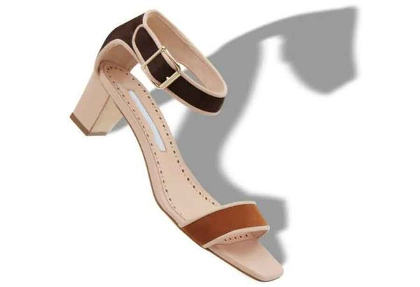 sandals brown and beige suede sandals for fashionable women's shoes, Black