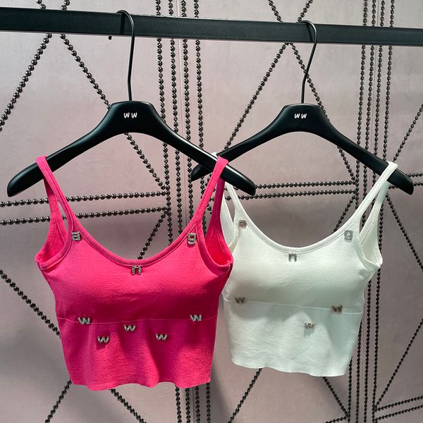 women t shirt vest summer diamond shirt camis strap designer girls shirt summer elastic cotton tee shirt, White
women t shirt vest summer diamond shirt camis strap designer girls shirt summer elastic cotton tee shirt, White