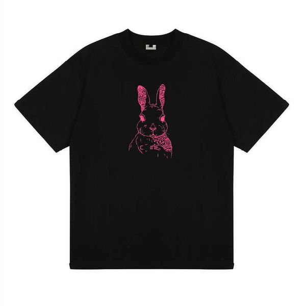 designer women's clothing 20% off high edition 2023 summer rabbit letter print loose sleeve t-shirt for men women, White
designer women's clothing 20% off high edition 2023 summer rabbit letter print loose sleeve t-shirt for men women, White