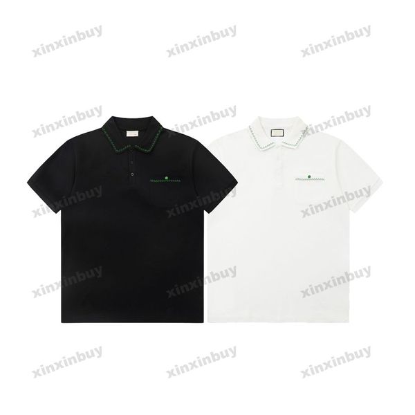 xinxinbuy men designer tee t shirt 23ss paris lace embroidery pocket letter embroidery short sleeve cotton women black blue gray s-2xl, Black;brown
xinxinbuy men designer tee t shirt 23ss paris lace embroidery pocket letter embroidery short sleeve cotton women black blue gray s-2xl, Black;brown