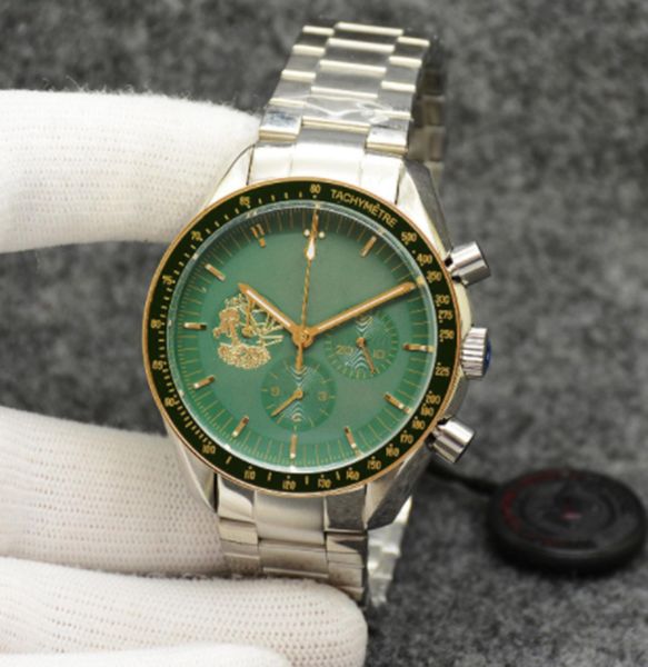 luxury men's quartz sport battery watch eyes on the stars limited edition two tone gold and green dial stainless steel professional div, Slivery;brown
luxury men's quartz sport battery watch eyes on the stars limited edition two tone gold and green dial stainless steel professional div, Slivery;brown