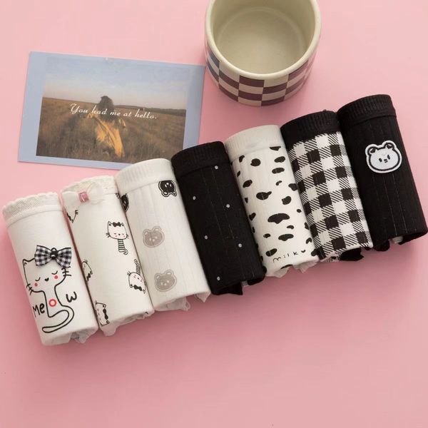 women's panties 7 pieces/set of underwear women's underwear cotton women's underwear women's underwear 230410, Black;pink
women's panties 7 pieces/set of underwear women's underwear cotton women's underwear women's underwear 230410, Black;pink