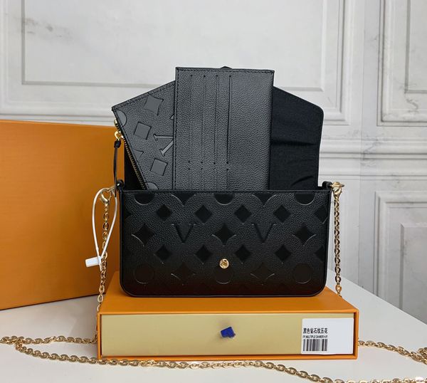 designer womens shoulder bag luxury pochette felicie handbags embossed flower letters empreinte leather mini chain makeup bags ladies fashio
designer womens shoulder bag luxury pochette felicie handbags embossed flower letters empreinte leather mini chain makeup bags ladies fashio
