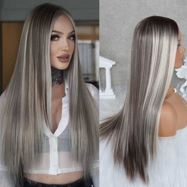 synthetic wigs highlight ash blonde wig synthetic wigs straight brown pre plucked glueless hairline for women heat resistant fiber 230227, Black
synthetic wigs highlight ash blonde wig synthetic wigs straight brown pre plucked glueless hairline for women heat resistant fiber 230227, Black