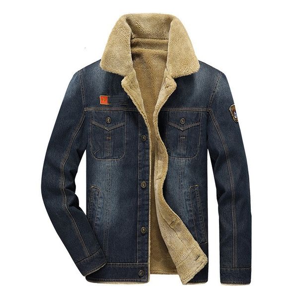 men's jackets winter retro denim jacket men fur collar thicken outwear coat brand clothing men's parka warm jeans 230410, Black;brown
men's jackets winter retro denim jacket men fur collar thicken outwear coat brand clothing men's parka warm jeans 230410, Black;brown
