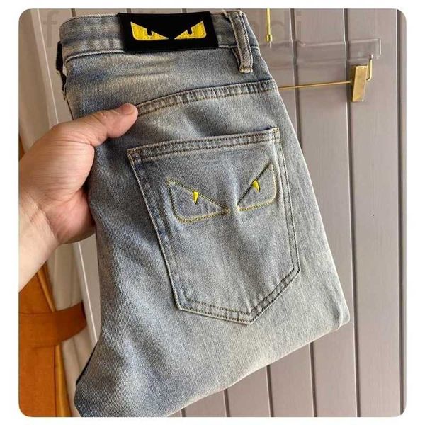 men's jeans designer 23 spring/summer new fashion brand little monster glasses slim fit elastic casual versatile pants f6lr, Blue
men's jeans designer 23 spring/summer new fashion brand little monster glasses slim fit elastic casual versatile pants f6lr, Blue