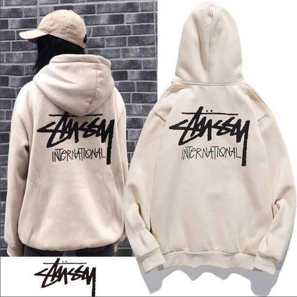 hoodie stus hoody cotton ssy fashion designer casual leisure trendy couple classic men's women's parade style versatile plush hood, Black
hoodie stus hoody cotton ssy fashion designer casual leisure trendy couple classic men's women's parade style versatile plush hood, Black
