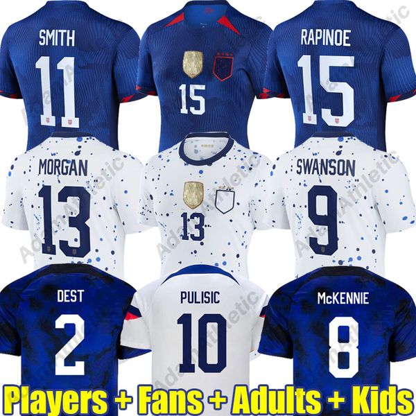 usas 2023 uswnt 4 stars women soccer jerseys morgan rapinoe american football shirts pulisic aaronson jersey of united states men kids kit, Black;yellow
usas 2023 uswnt 4 stars women soccer jerseys morgan rapinoe american football shirts pulisic aaronson jersey of united states men kids kit, Black;yellow