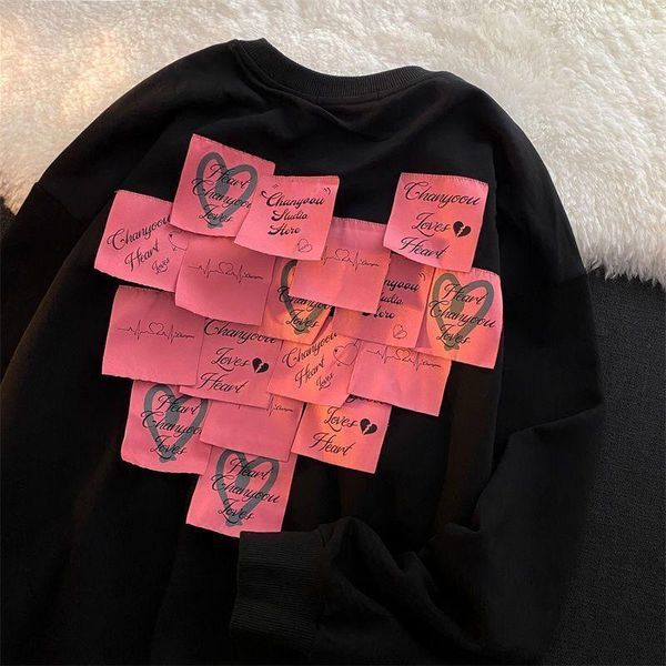 women's hoodies women hoody cotton spring autumn 3d pullovers full o-neck street style letter printing sweatshirt, Black
women's hoodies women hoody cotton spring autumn 3d pullovers full o-neck street style letter printing sweatshirt, Black