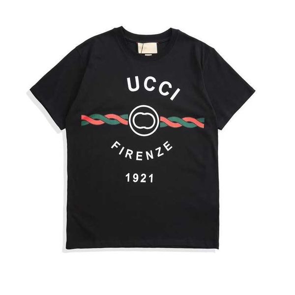 luxury designer women t shirt correct version of clothing knitted 1921 t-shirt button cord interlocking double print sleeve t-shirt, White;black
luxury designer women t shirt correct version of clothing knitted 1921 t-shirt button cord interlocking double print sleeve t-shirt, White;black