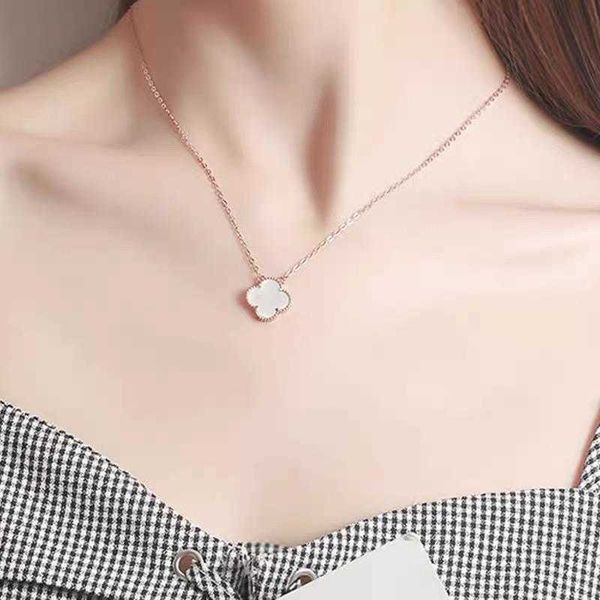 van clover necklace four leaf chain jewelry gold four leaf grass women's happiness 18k color lock bone chain gift 2023, Silver
van clover necklace four leaf chain jewelry gold four leaf grass women's happiness 18k color lock bone chain gift 2023, Silver