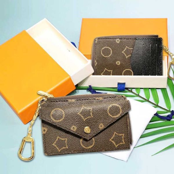 brand leather old flower card bag home super fiber flap clip set zero wallet pendant key chain gift, Brown;gray
brand leather old flower card bag home super fiber flap clip set zero wallet pendant key chain gift, Brown;gray
