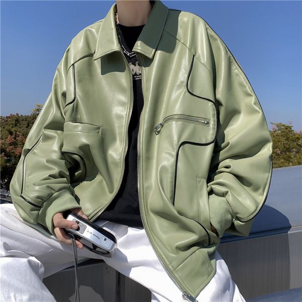 men's jackets american retro high street outline motorcycle leather coat men and women's pu couple baseball clothes jacket 230410, Black;brown
men's jackets american retro high street outline motorcycle leather coat men and women's pu couple baseball clothes jacket 230410, Black;brown