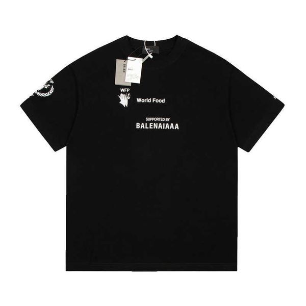 2023 new designer womens t shirt high-end shirt high edition classic world food program charity sleeve t-shirt top, White
2023 new designer womens t shirt high-end shirt high edition classic world food program charity sleeve t-shirt top, White