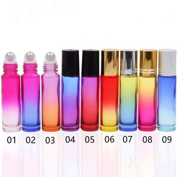 200pcs 10ml gradient color essential oil empty perfume roll on glass bottle 10cc roller ball thick glass durable for travel
200pcs 10ml gradient color essential oil empty perfume roll on glass bottle 10cc roller ball thick glass durable for travel