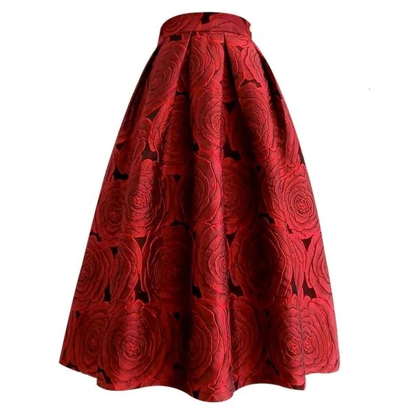 skirts korean jacquard skiing women's summer high waist slim fit retro a-line skiing red fashion temperature elegant women's skiin, Black
skirts korean jacquard skiing women's summer high waist slim fit retro a-line skiing red fashion temperature elegant women's skiin, Black