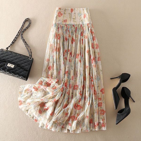 skirts flower mesh high waist half ski spring/summer women's fashion design feel loose fold half ski 230410, Black
skirts flower mesh high waist half ski spring/summer women's fashion design feel loose fold half ski 230410, Black