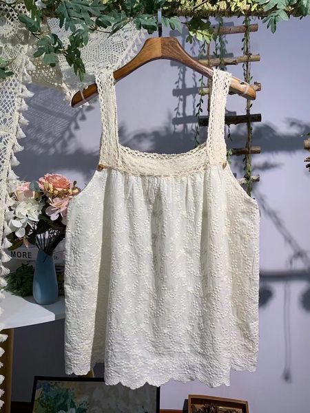 camisoles tanks summer mori yoshiro girls' cotton embroidered tank solid color sleeveless tank women's japanese style 230410, Black;white
camisoles tanks summer mori yoshiro girls' cotton embroidered tank solid color sleeveless tank women's japanese style 230410, Black;white
