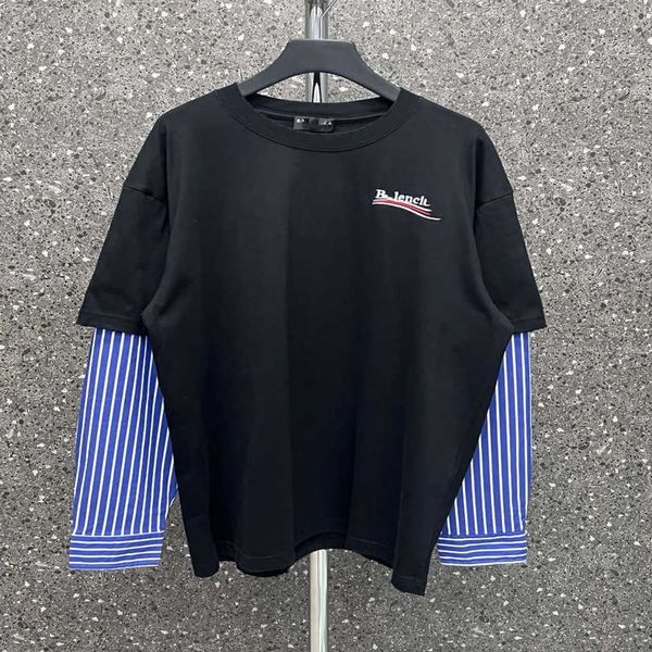 designer women's clothing 20% off correct version coke embroidery fake two piece splice shirt loose long sleeve t-shirt, White;black
designer women's clothing 20% off correct version coke embroidery fake two piece splice shirt loose long sleeve t-shirt, White;black