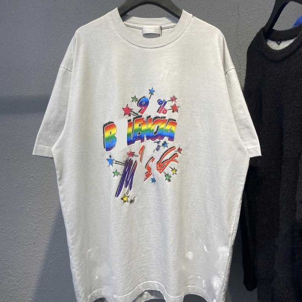 designer women's clothing 20% off shirt original quality summer family colorful print loose relaxed sleeve t-shirt, White;black
designer women's clothing 20% off shirt original quality summer family colorful print loose relaxed sleeve t-shirt, White;black