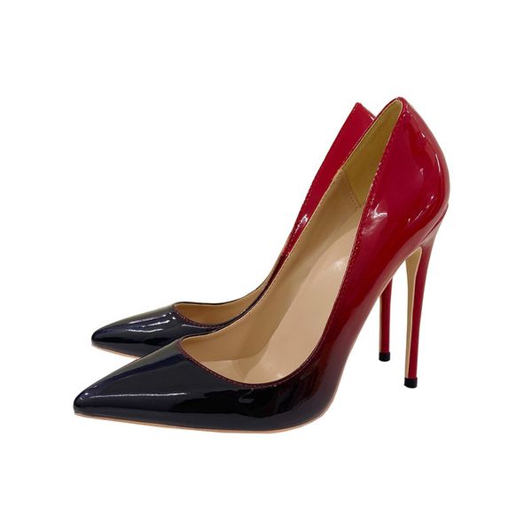 so kate red bottom shoes gradient high heels women's stiletto pumps for woman thin high heels pointed toe spring printing patent leathe, Black
so kate red bottom shoes gradient high heels women's stiletto pumps for woman thin high heels pointed toe spring printing patent leathe, Black