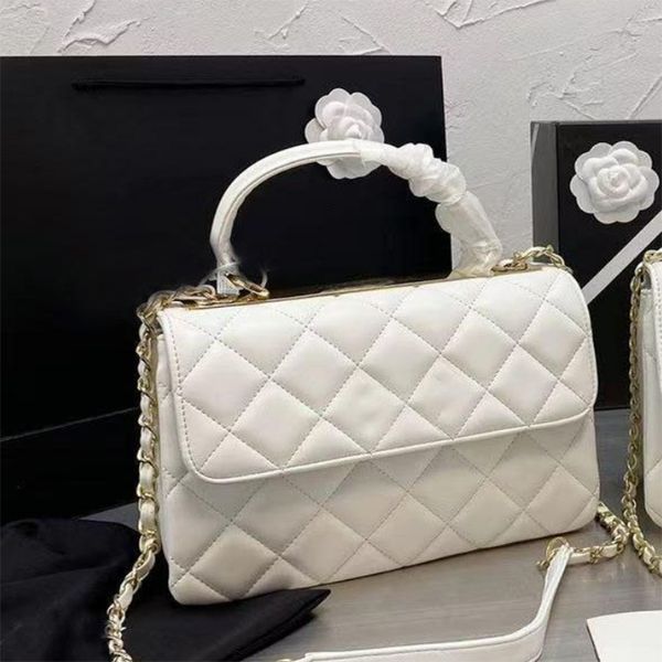 Image of Brand Handbag Classic 3 Size Crossbody Bag Authentic Handheld Leather Belt with Serial Number Women&#039;s Fashion