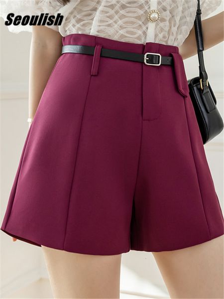 women's shorts seoulish summer women's shorts high waist wide leg shorts solid casual loose elegant women's unique men's, White;black
women's shorts seoulish summer women's shorts high waist wide leg shorts solid casual loose elegant women's unique men's, White;black
