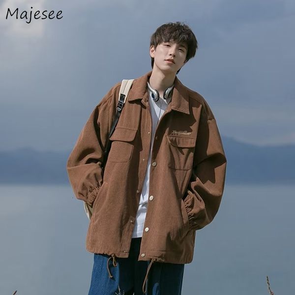 men's jackets men cargo teens handsome streetwear dynamic fashion clothing autumn american stylish retro corduroy allmatch baggy chic 2, Black;brown
men's jackets men cargo teens handsome streetwear dynamic fashion clothing autumn american stylish retro corduroy allmatch baggy chic 2, Black;brown