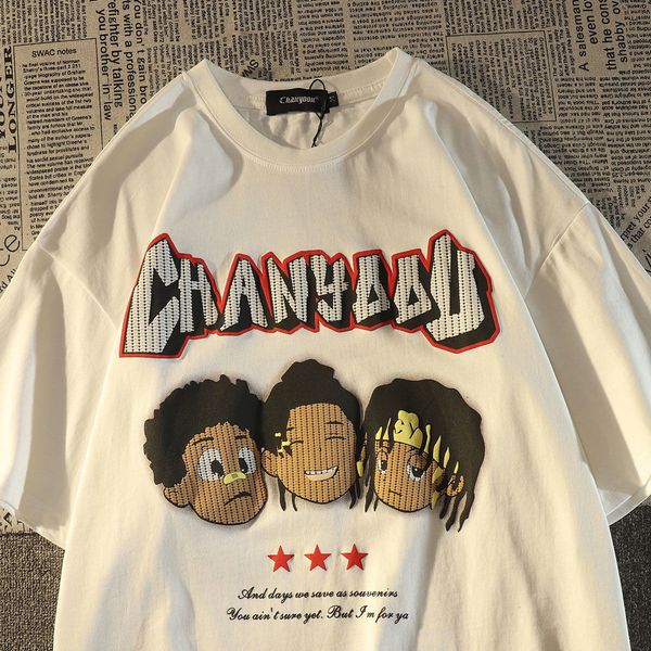 womens tshirt european and american retro cartoon characters short sleeved tshirt for men women summer loose fitting lover half 230410, White
womens tshirt european and american retro cartoon characters short sleeved tshirt for men women summer loose fitting lover half 230410, White