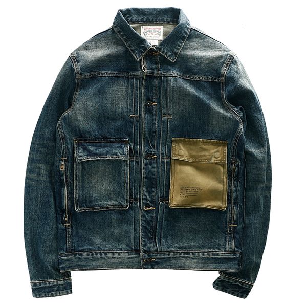 men's jackets jeans men's autumnwinter american khaki retro heavy tooling denim jacket 230410, Black;brown
men's jackets jeans men's autumnwinter american khaki retro heavy tooling denim jacket 230410, Black;brown