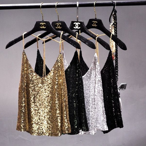 camisoles tanks sequin condom with tank women's fashion sumer low cut loose t-shirt tank 230410, Black;white
camisoles tanks sequin condom with tank women's fashion sumer low cut loose t-shirt tank 230410, Black;white
